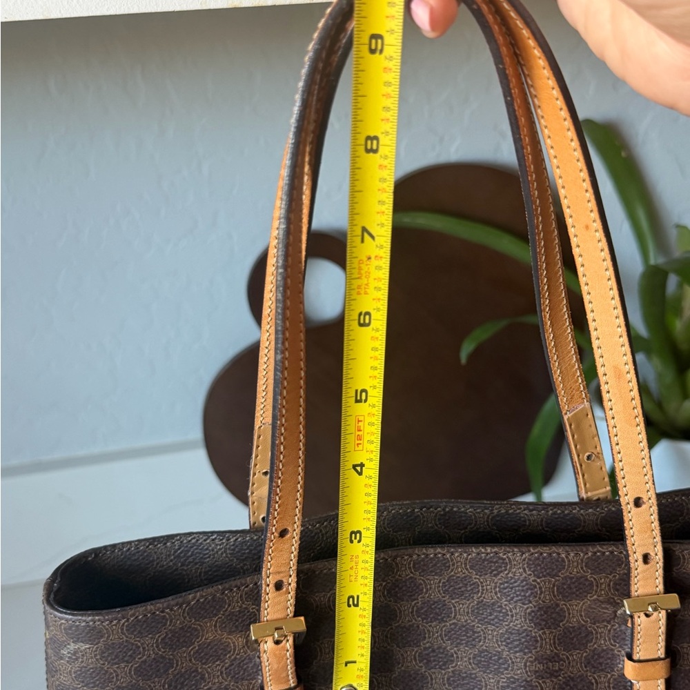 Celine Macadam Blason Leather Tote Bag - Picture 12 of 13